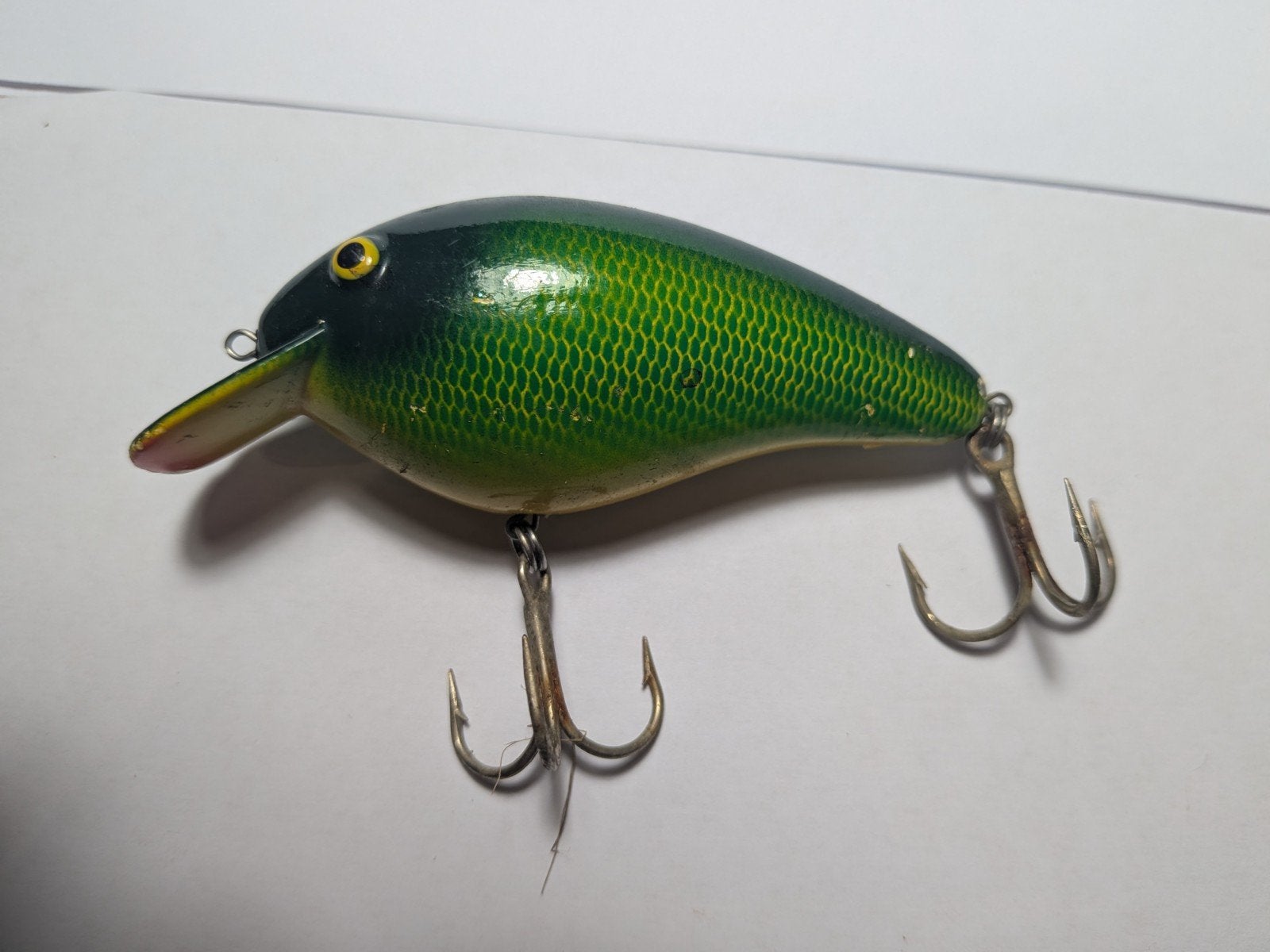 Originele Rapala Super Shad Rap SSR14 in groen/gouden kleurs, Watersport en Boten, Ophalen of Verzenden, Gebruikt, Kunstaas