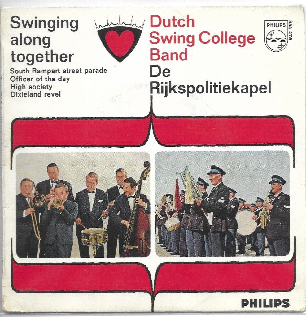 Vinyl Single Dutch Swing College Band De Rijkspolitiekapel, Ophalen of Verzenden, Gebruikt, Jazz en Blues