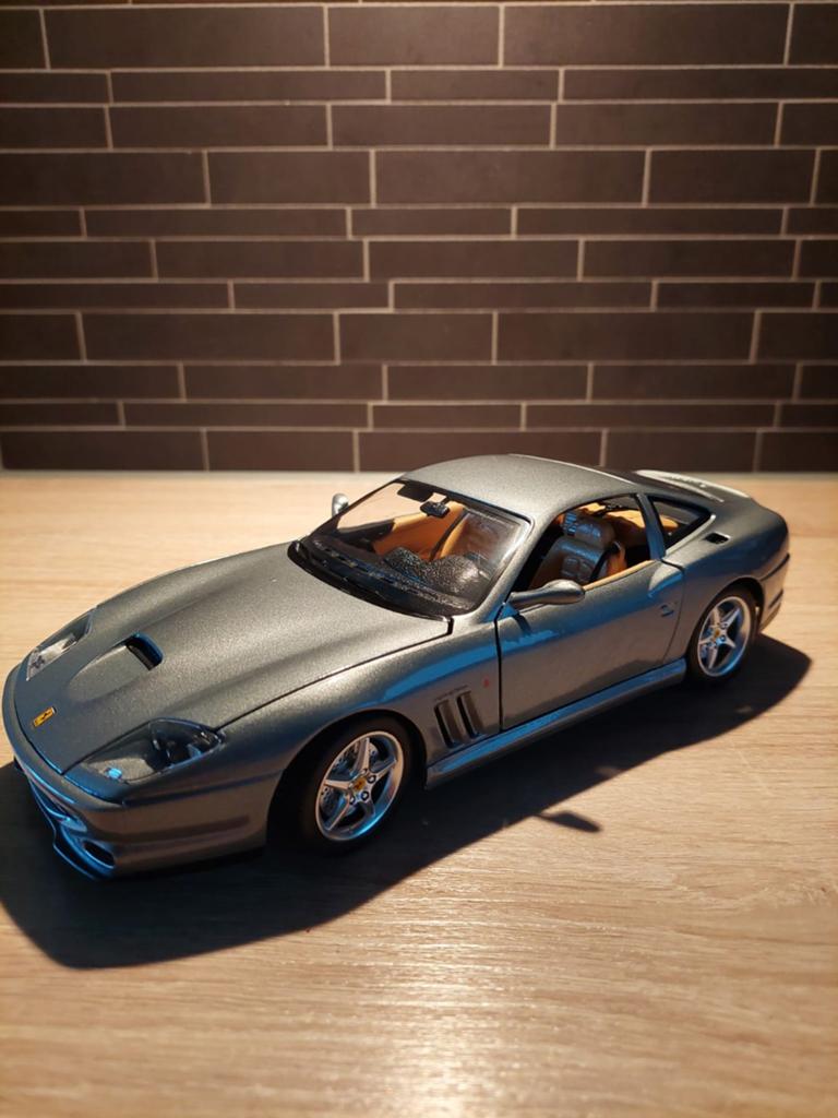 Bburago 1:18 Ferrari 550 Maranello 1996, Ophalen of Verzenden, Nieuw, Auto, Bburago