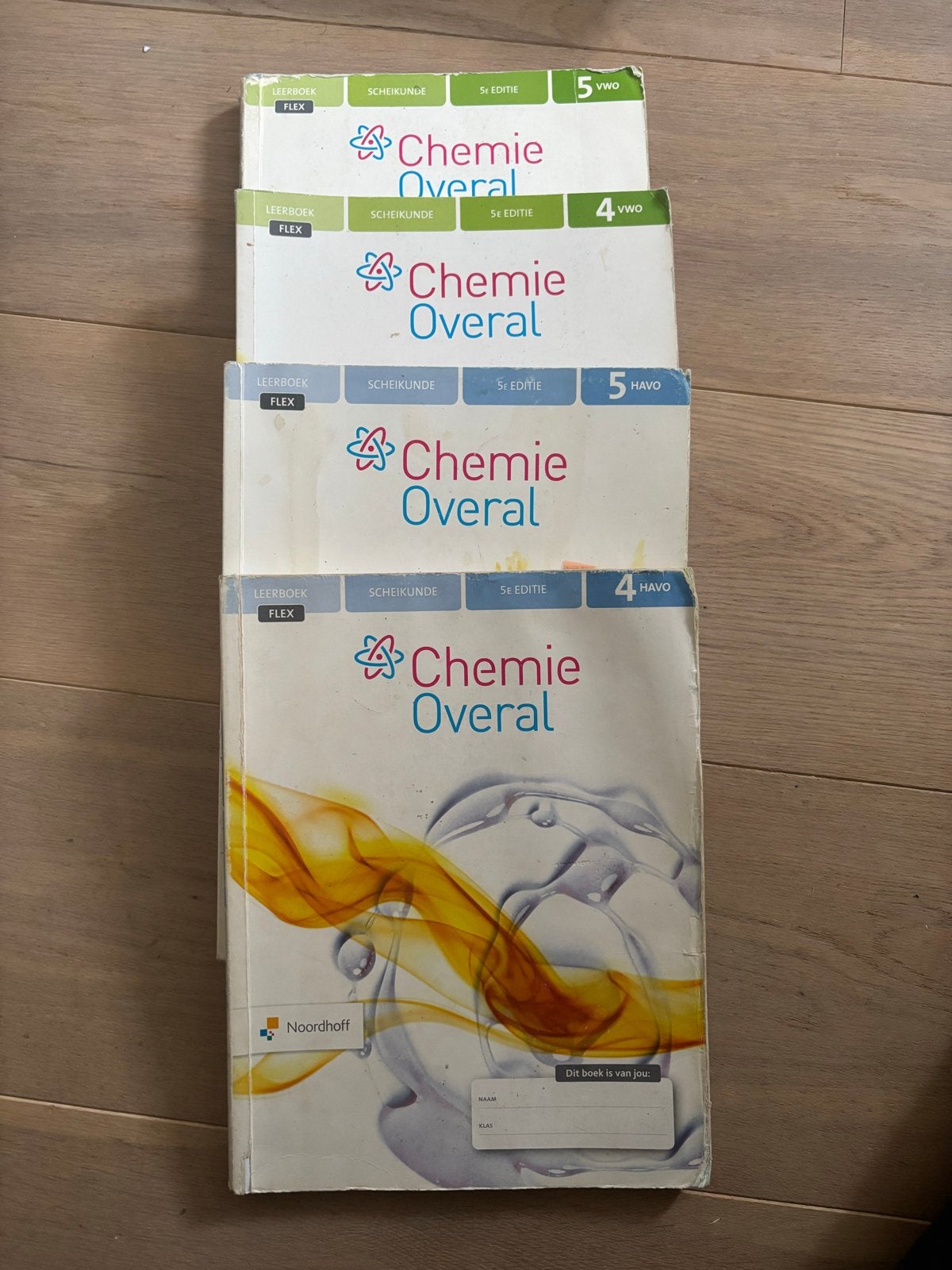 4 Chemie Overal boeken 4/5 havo/vwo - Per boek 6 euro, Boeken, Ophalen of Verzenden, Beta, Gelezen, Overige niveaus