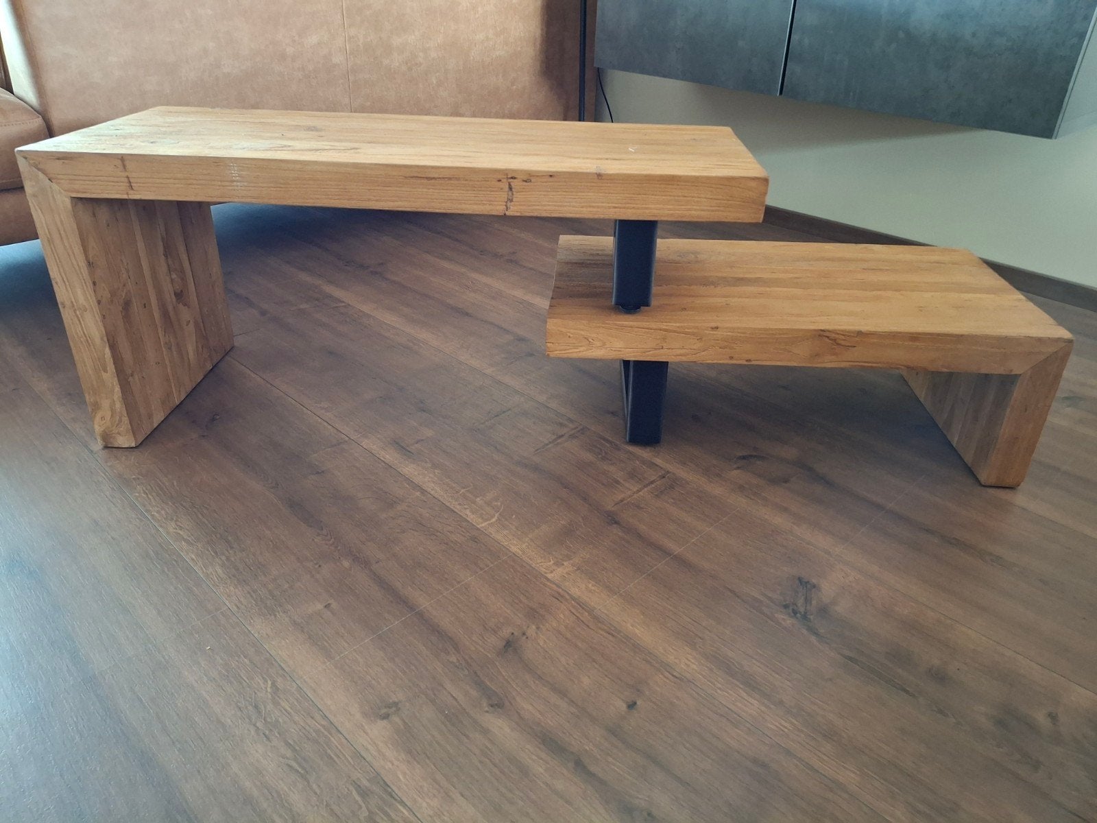 teakhouten salontafel, Ophalen, Minder dan 50 cm, 100 tot 150 cm, Teakhout