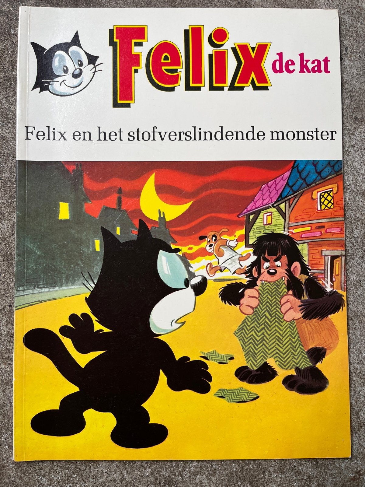 Felix de Kat: Felix en het stofverslindende monster, Eén stripboek, Ophalen of Verzenden, Gelezen