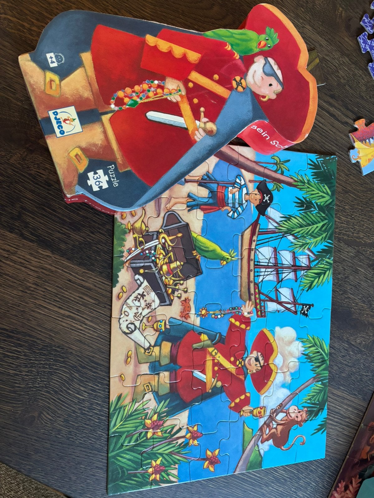 Djeco puzzel 36 stukjes, Ophalen of Verzenden, 10 tot 50 stukjes, Zo goed als nieuw, 4 tot 6 jaar