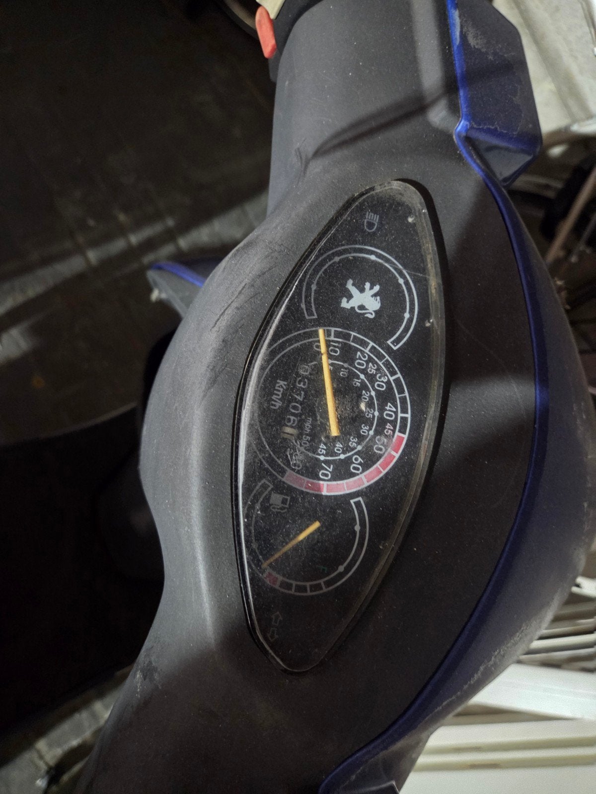 Peugeot V-Clic Scooter - Blauw, 3700 km, Ophalen, Gebruikt, Benzine, Overige modellen