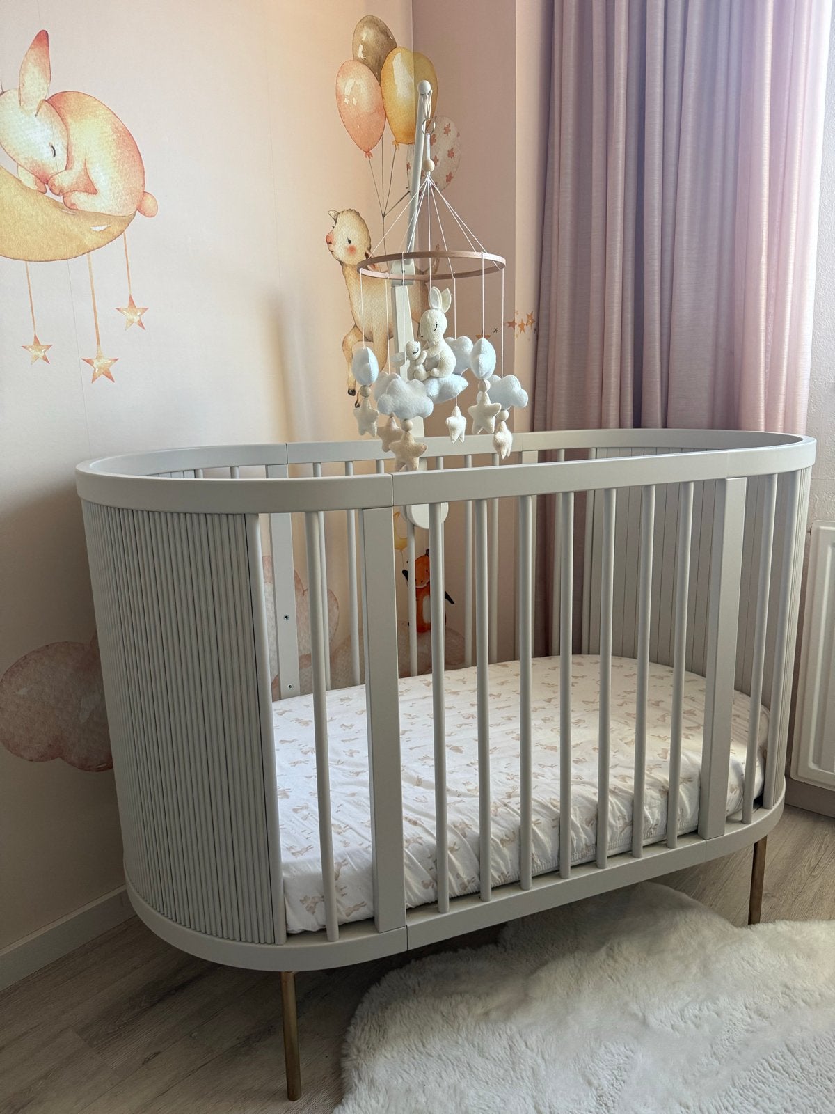 Kidsmill Sense Ledikant Oatmeal 60x120 Matras & Accessoires, Kinderen en Baby's, Kinderkamer | Bedden, Ophalen, Nieuw, Minder dan 140 cm