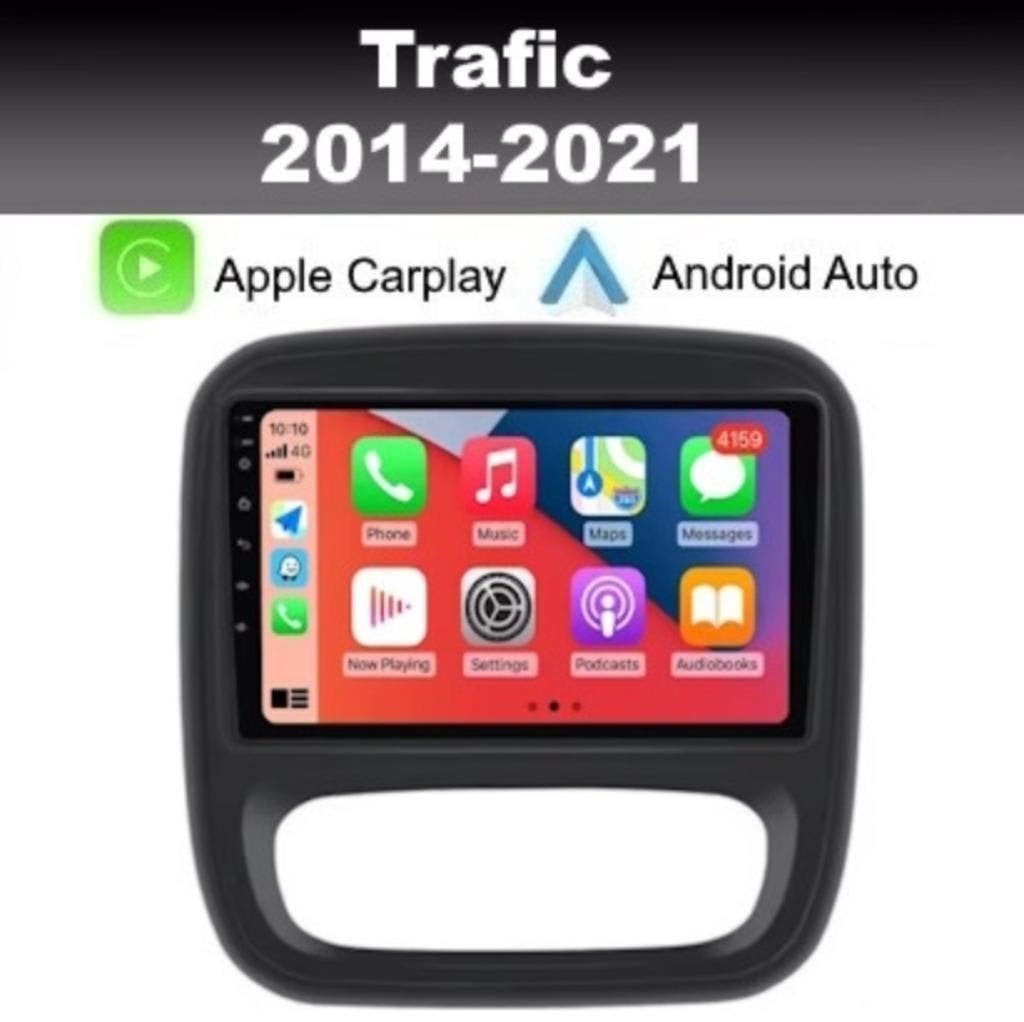 Renault Trafic 2014-2021 navigatie android 14 apple carplay, Ophalen of Verzenden, Nieuw
