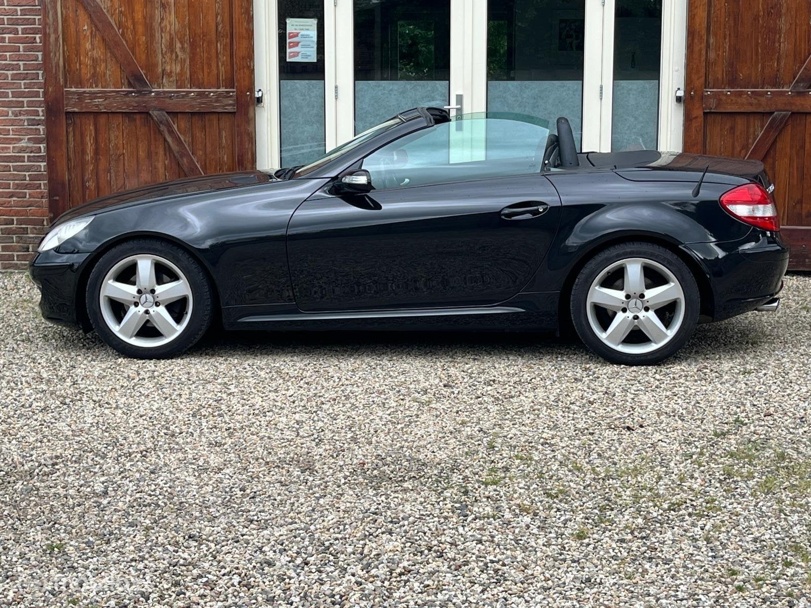 Mercedes SLK-klasse 200 Kompressor Handgeschakeld 6-bak, Achterwielaandrijving, Gebruikt, Zwart, 4 cilinders