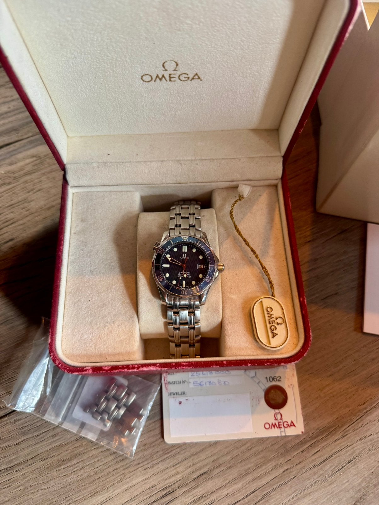Omega Seamaster Professional 36 mm – 1998, Ophalen, Staal, Polshorloge, Zo goed als nieuw
