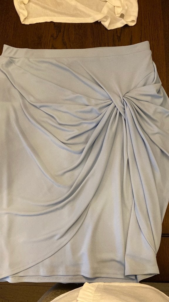 Rok Blauw Knoop rok Maat L Promiss NIEUW, Kleding | Dames, Rokken, Promiss, Blauw, Maat 42/44 (L), Nieuw