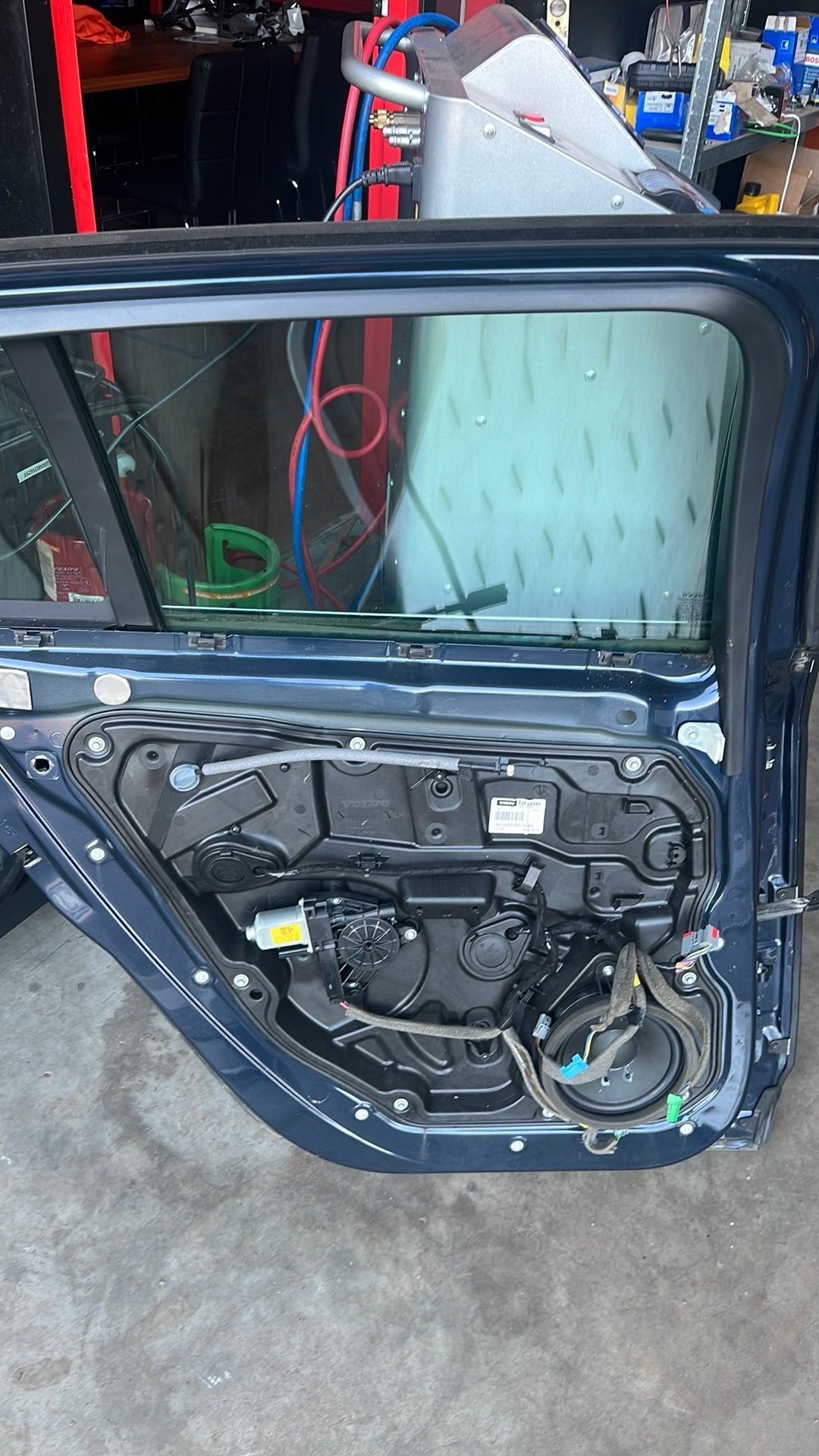 Raam mechanise volvo v60 2014 links achter, Ophalen, Volvo