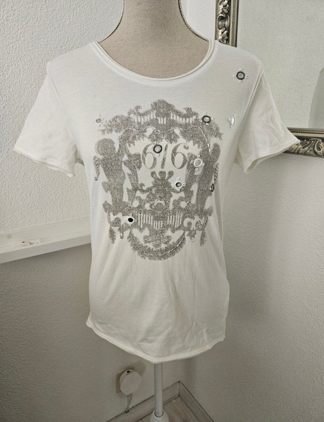Top IKKS, IKKS, Wit, Maat 42/44 (L), Ophalen of Verzenden