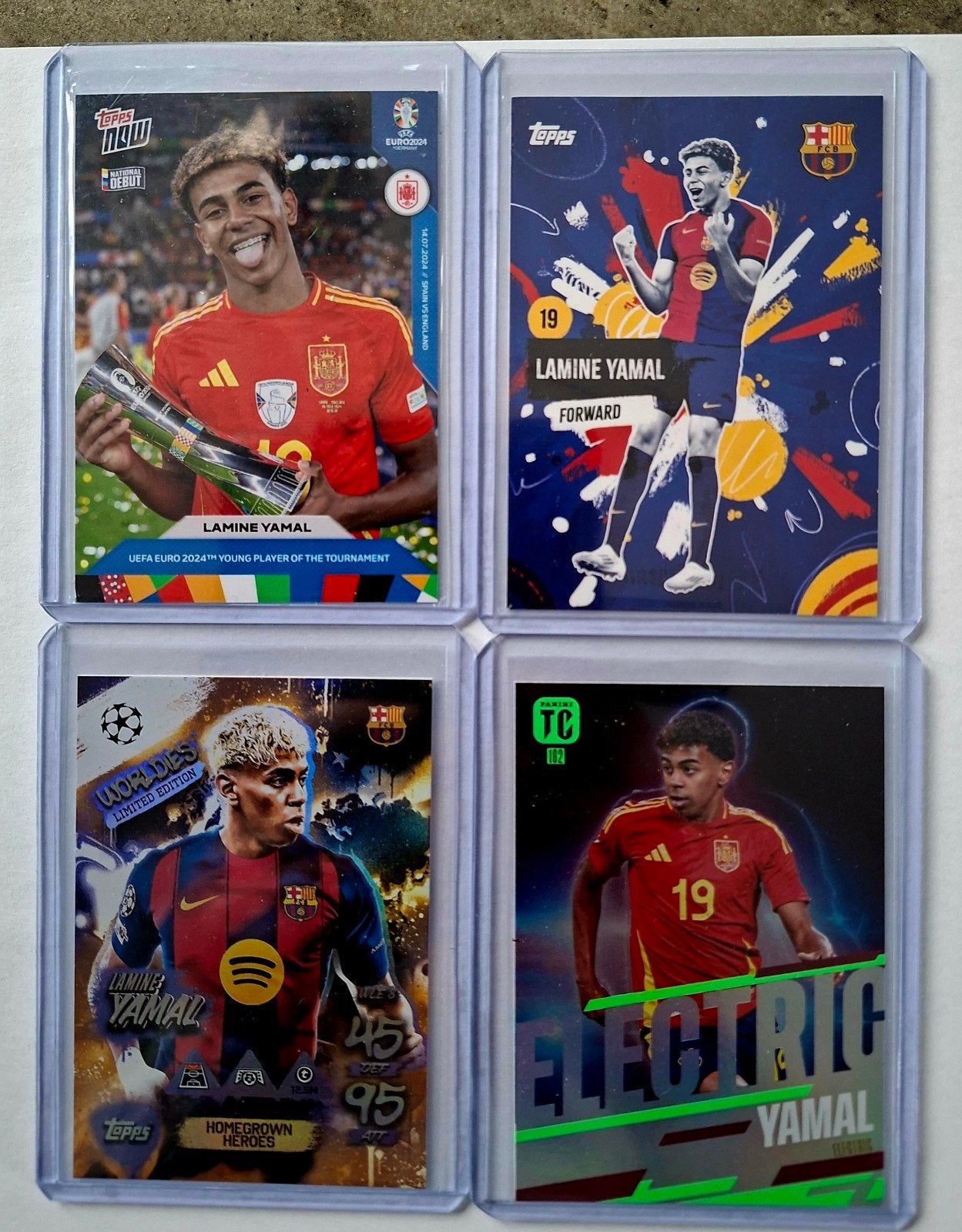 Lamine Yamal Topps Match Attax & Topps Now Kaarten, Ophalen of Verzenden, Zo goed als nieuw, Buitenlandse clubs, Spelerskaart