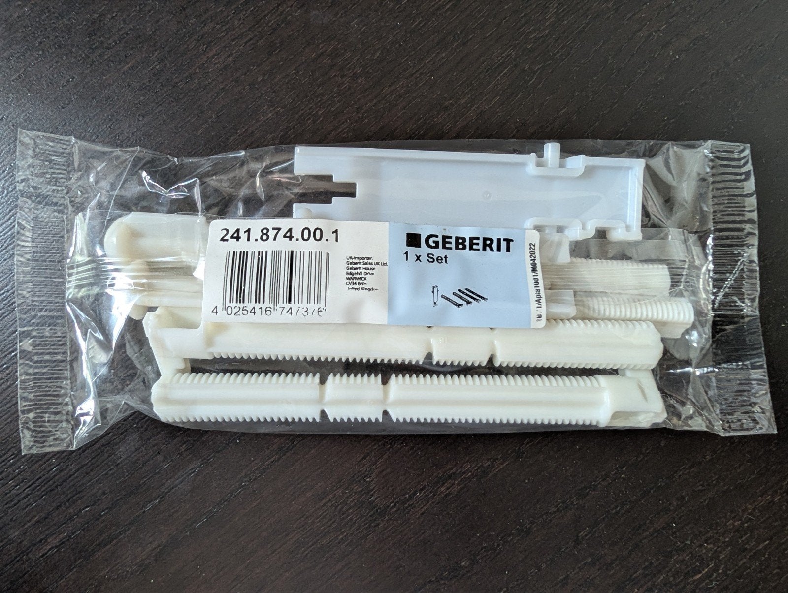 Geberit 241.874.00.1 Bevestigingsset voor Toilet Sigma, Ophalen of Verzenden, Nieuw, Toilet