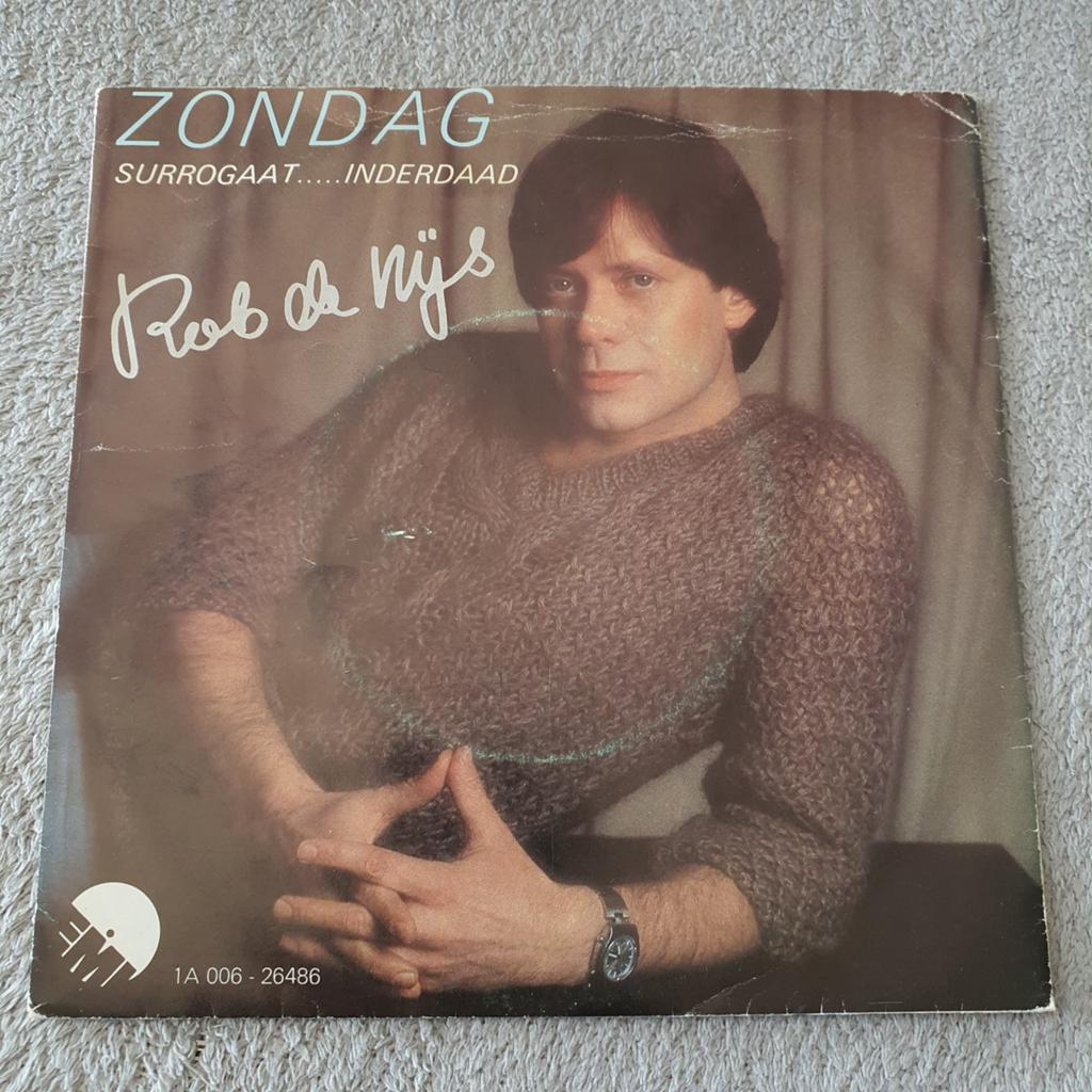 Rob de Nijs  - Zondag, Ophalen of Verzenden, Gebruikt, Overige formaten, Levenslied of Smartlap