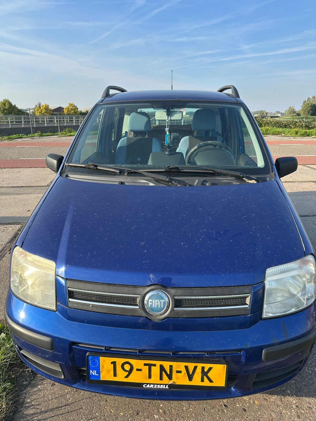 Fiat Panda AUTOMAAT1.2 Dualogic 2006 Blauw, 840 kg, Bedrijf, 19 km/l, 800 kg