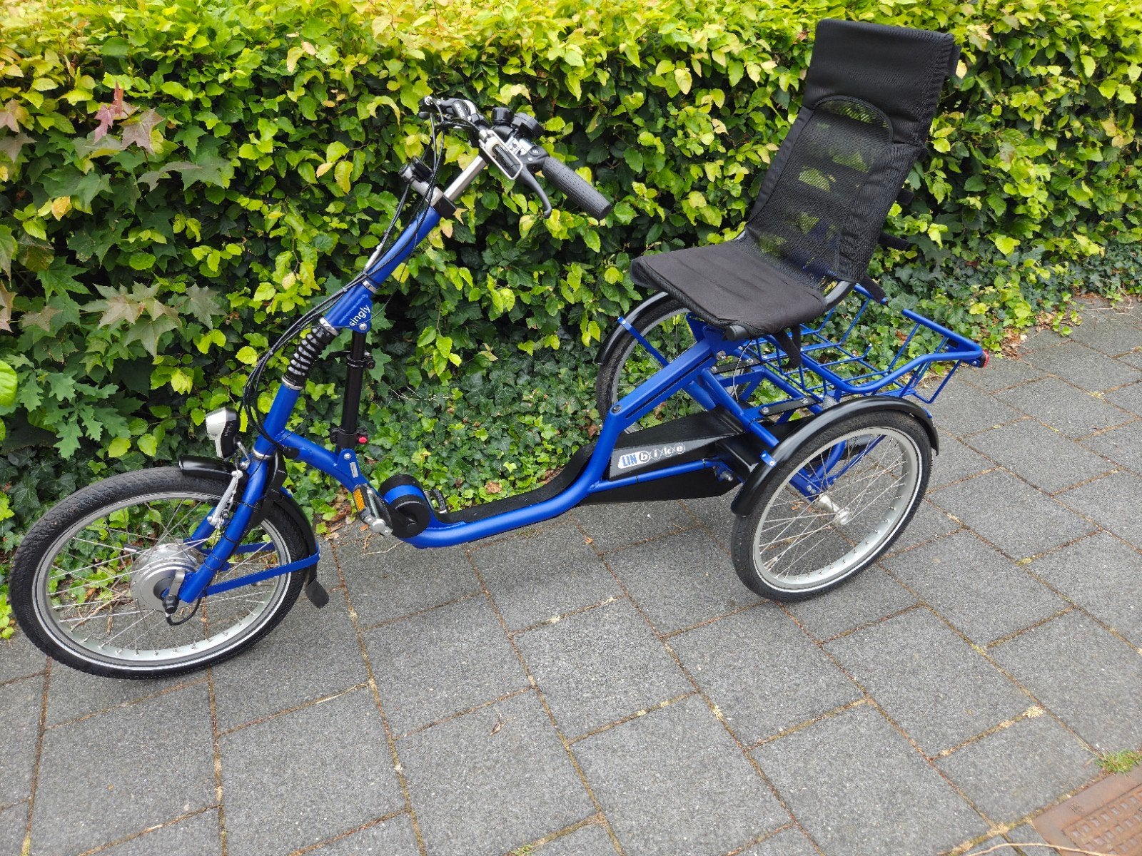 Nijland Cyclijg Singly elektrische driewielfiets.
fabrieksac, Ophalen, Gebruikt