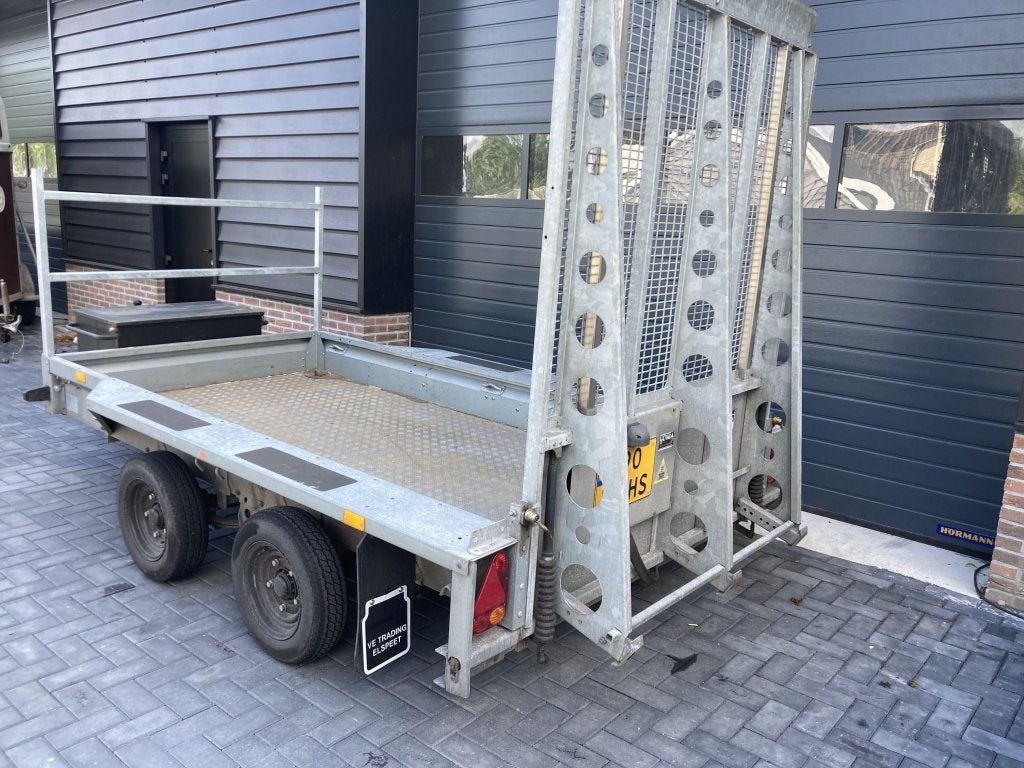 Machinetransporter oprijwagen aanhanger 3500 kg lange klep, Auto diversen, Aanhangers en Bagagewagens, Gebruikt