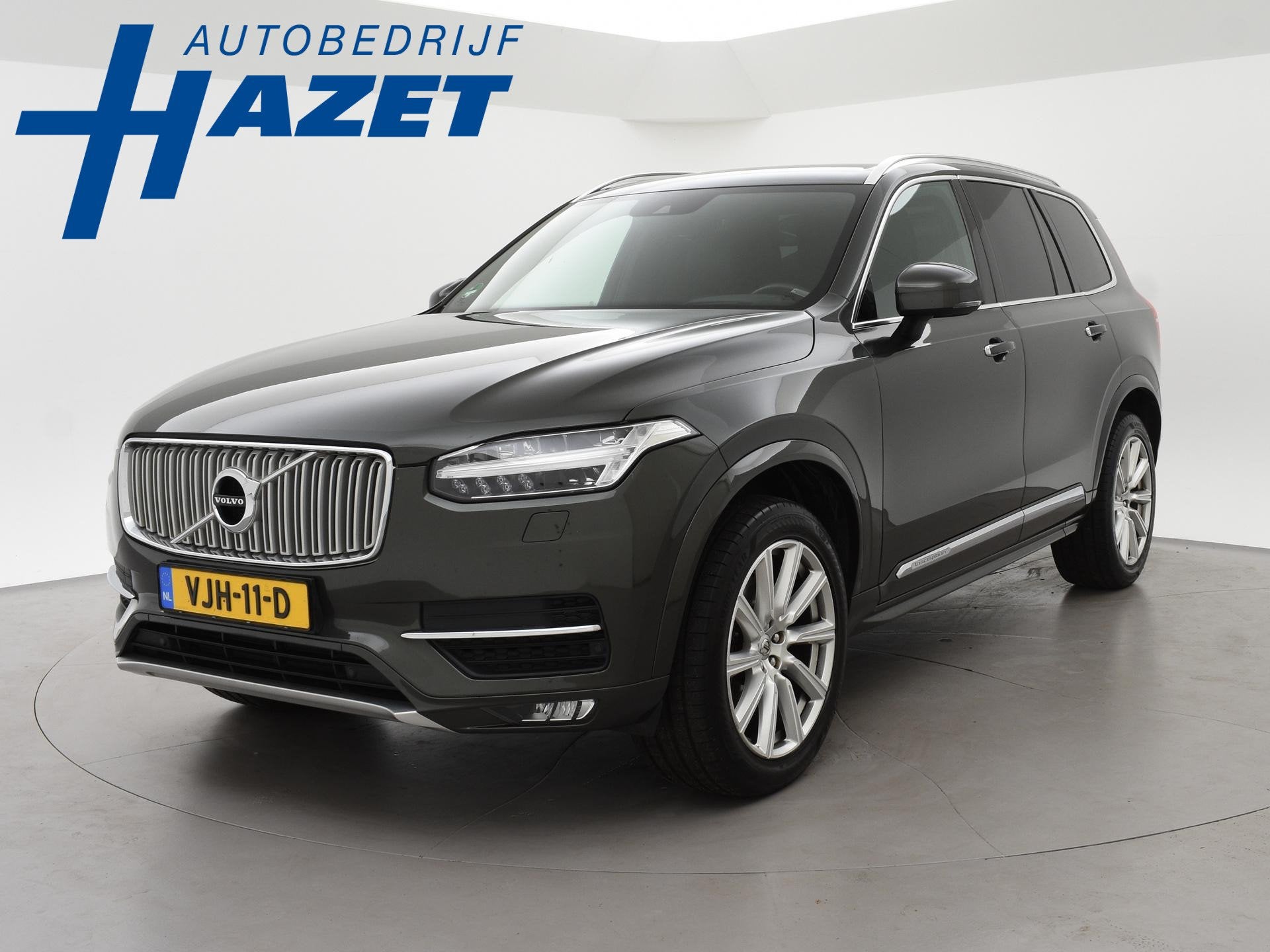 Volvo XC90 2.0 D5 AWD 235 PK AUT. GRIJS KENTEKEN INSCRIPTION, Gebruikt, Euro 6, 4 cilinders, 1969 cc