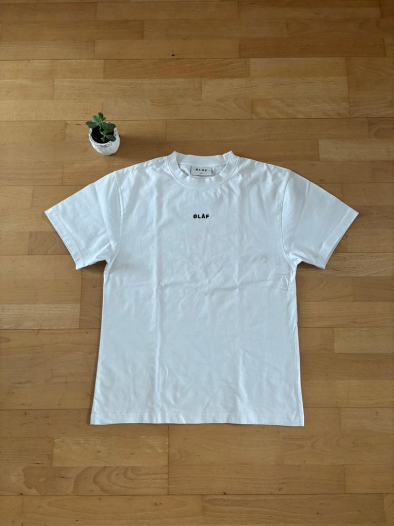OLAF Effen T-shirt Wit L, Ophalen of Verzenden, Zo goed als nieuw, Wit