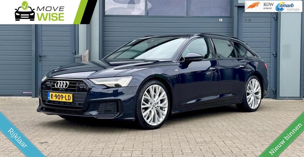 Audi A6 Avant 55 TDI 350pk 6 Cil. quattro| S LINE | NIEUWE M, Auto's, Audi, Automaat, Gebruikt, Blauw, Diesel