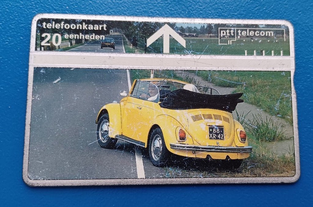 Telefoonkaart Volkswagen Kever Cabriolet - 1994, Verzenden, Nederland