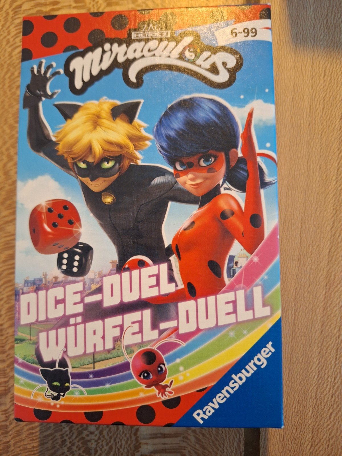 Miraculous Dice-Duell Ravensburger bordspel, Een of twee spelers, Ophalen of Verzenden, Zo goed als nieuw, Ravensburger