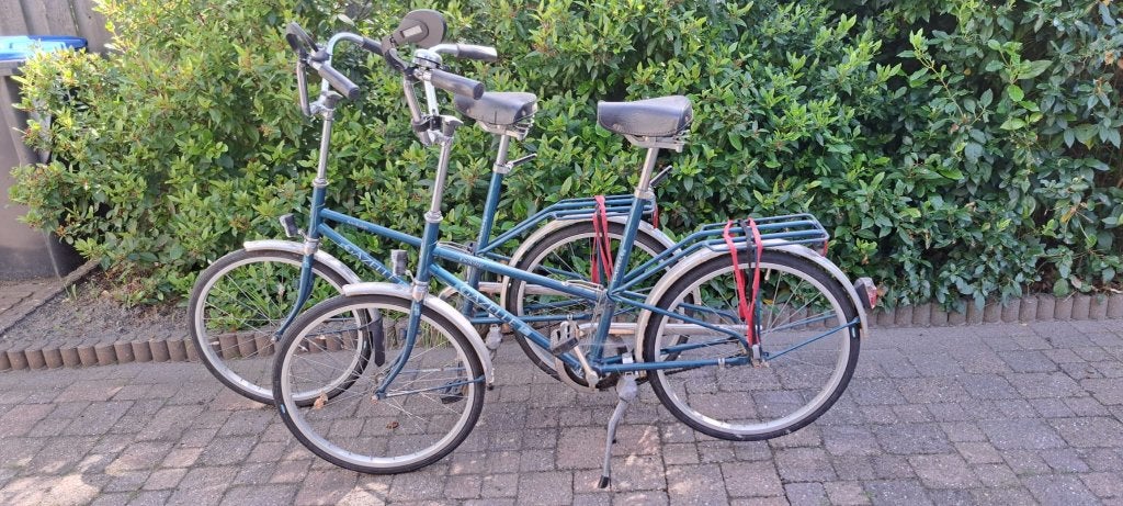 2 Gazelle Kwikstep deelbare fietsen, Fietsen en Brommers, Fietsen | Vouwfietsen, Ophalen, Gebruikt, Gazelle, Terugtraprem