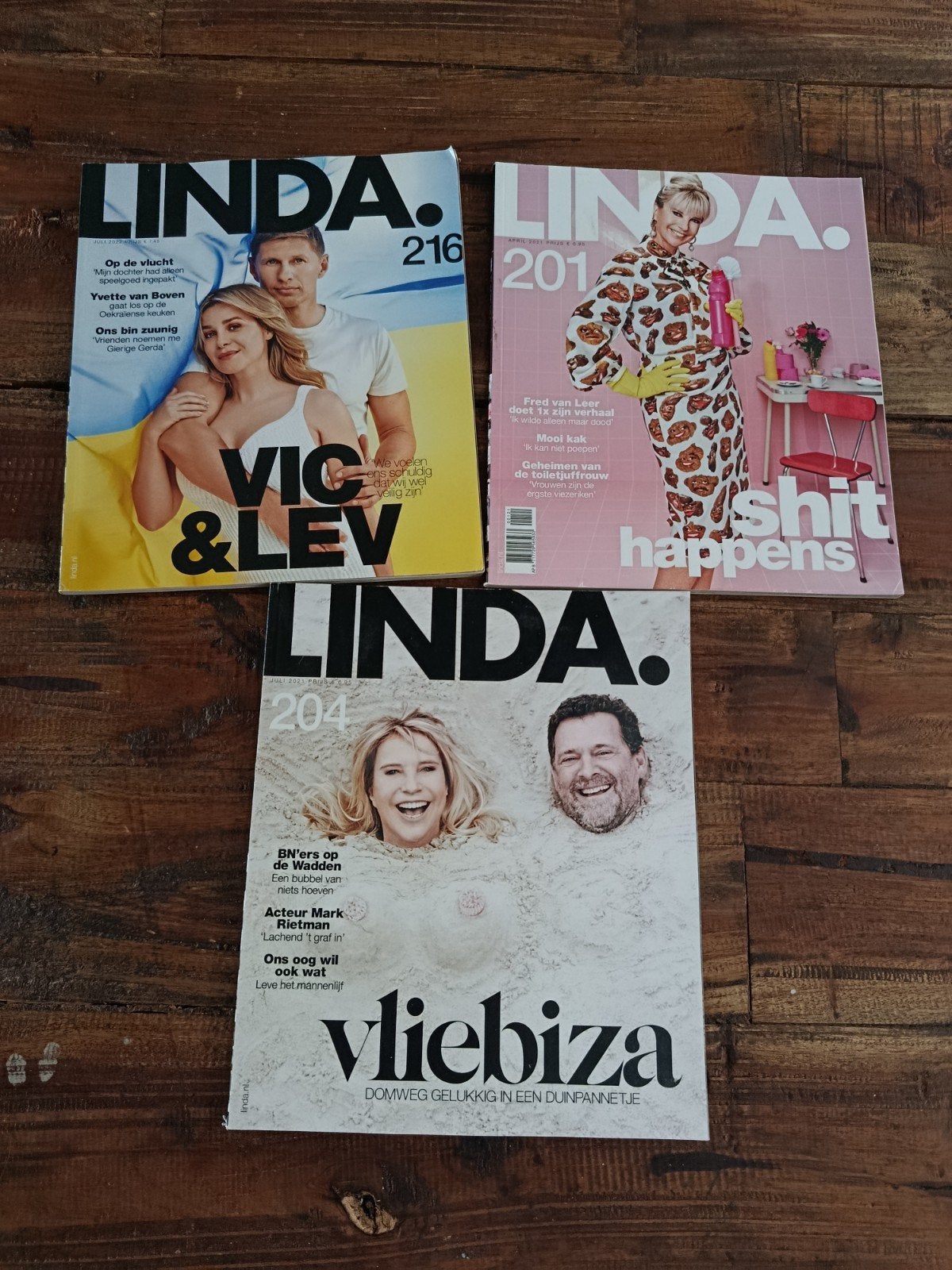 3 x Linda, Ophalen of Verzenden, Zo goed als nieuw, Damesbladen