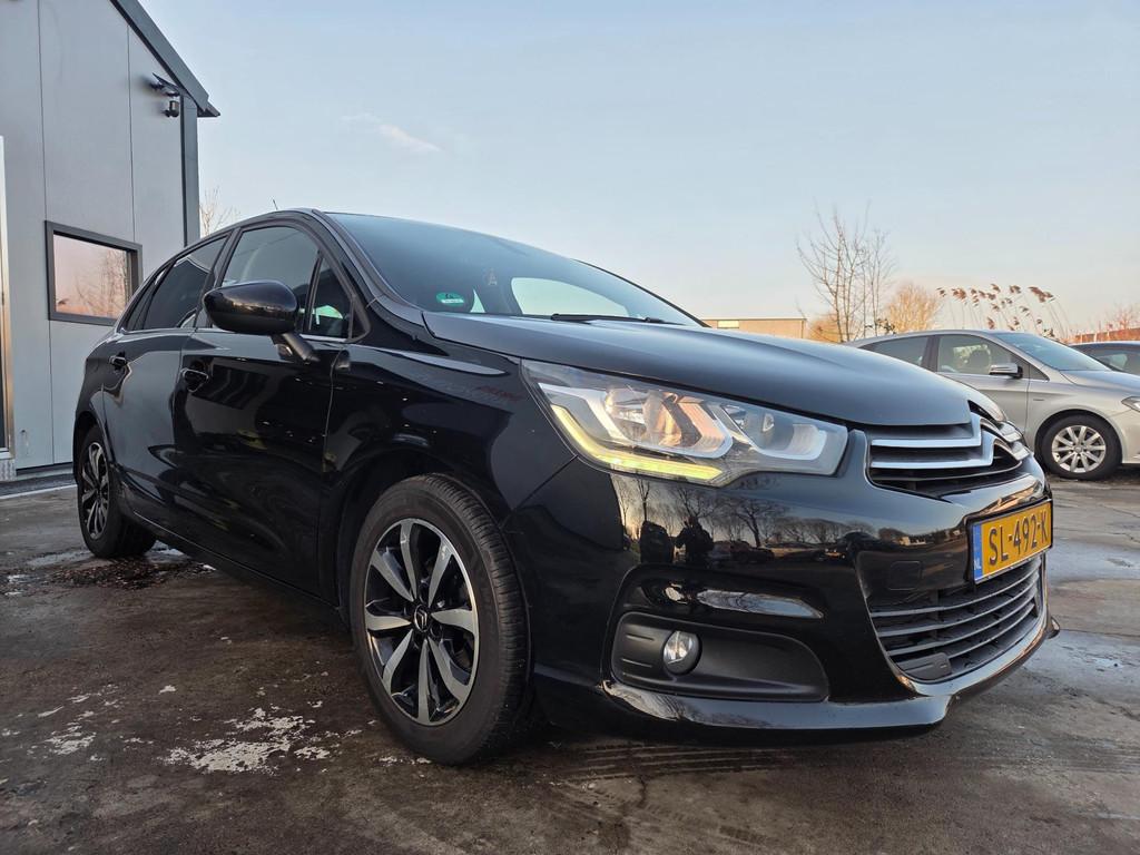 Citroen C4 1.6 BlueHDi Business | Airco | Navi | PDC, Auto's, Citroën, Stof, 4 cilinders, Zwart, Origineel Nederlands