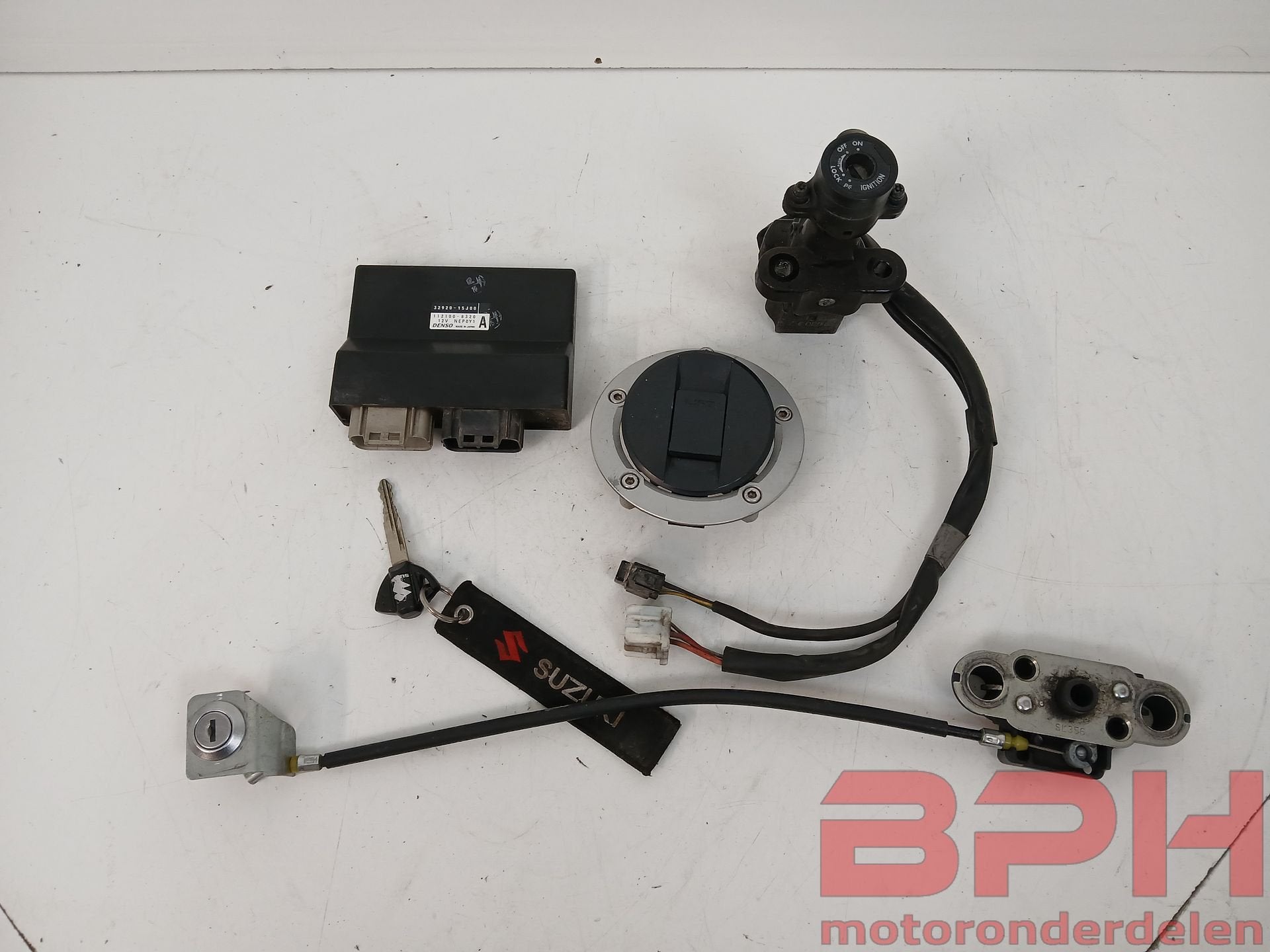 Slotenset + ECU Suzuki GSX-R 750 L1 L2 L3 L4 L5 L6 L7 2011 t, Ophalen of Verzenden, -, -, -
