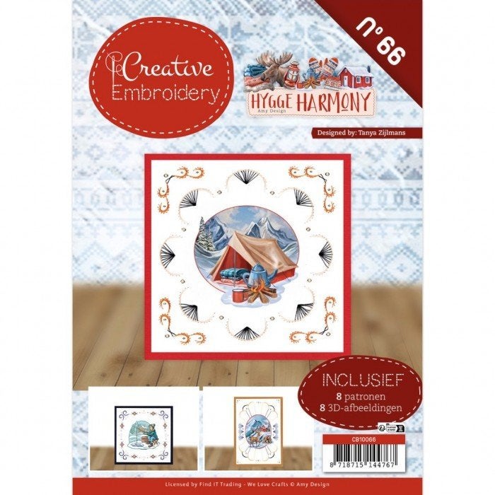 Creative Embroidery 66 Hygge Harmony Amy Design CB10066, Hobby en Vrije tijd, Kaarten | Zelf maken, ., Overige typen, Nieuw, Ophalen of Verzenden