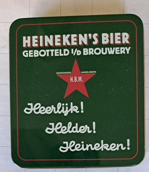 Heineken Blikkendoosje leeg, Ophalen of Verzenden, Gebruikt, Overige typen, Heineken