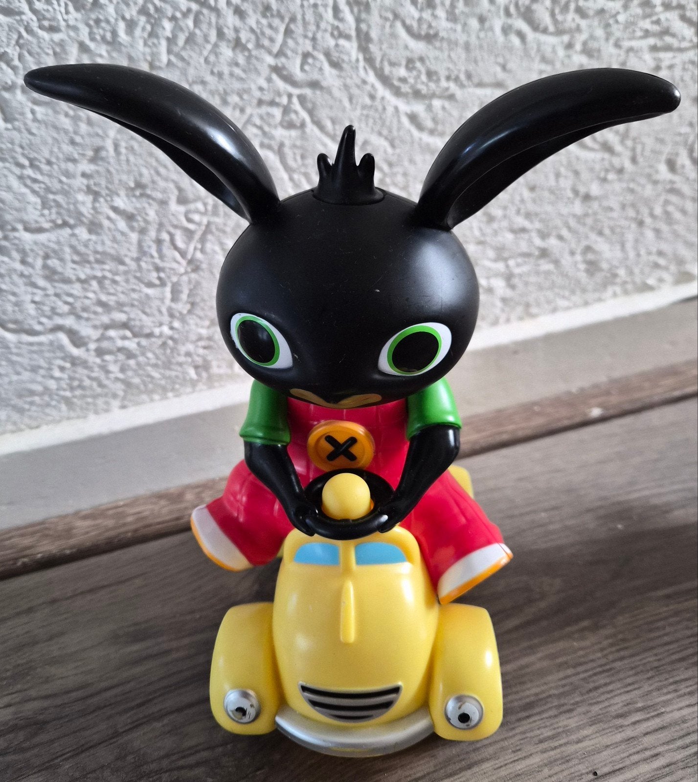 Bing Konijn in Gele Auto Speelgoedfiguur, Ophalen, Gebruikt