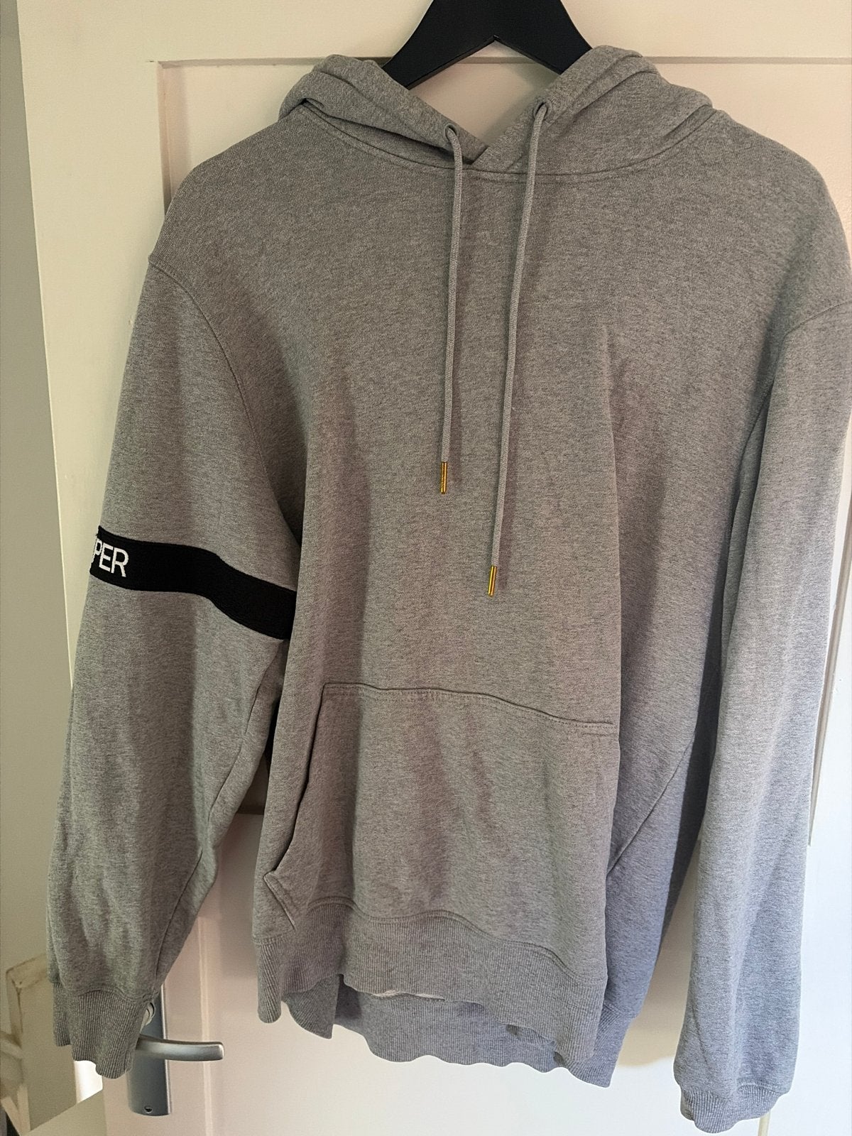 Grijze hoodie van daily paper, Kleding | Heren, Truien en Vesten, Ophalen of Verzenden, Zo goed als nieuw, Maat 52/54 (L), Grijs