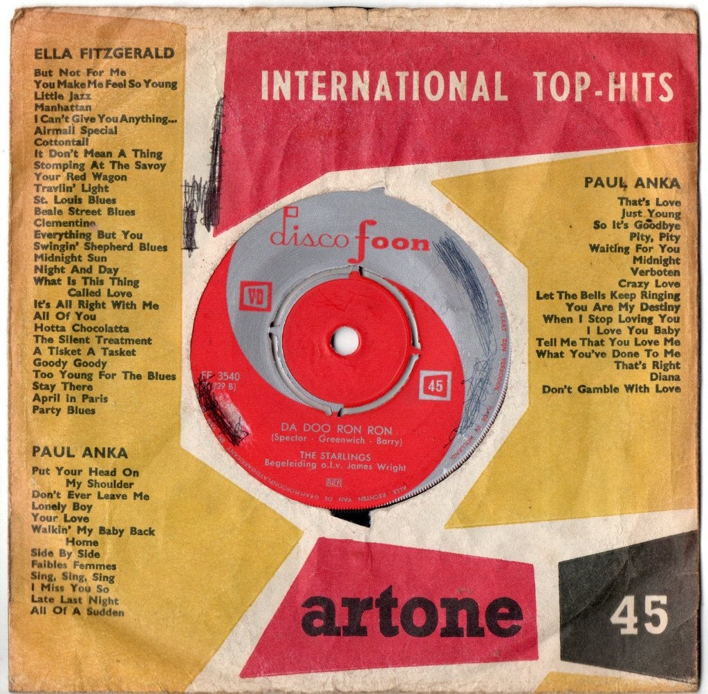 The Starlings ‎– Da Doo Ron Ron, Ophalen of Verzenden, Gebruikt, 7 inch, Overige genres