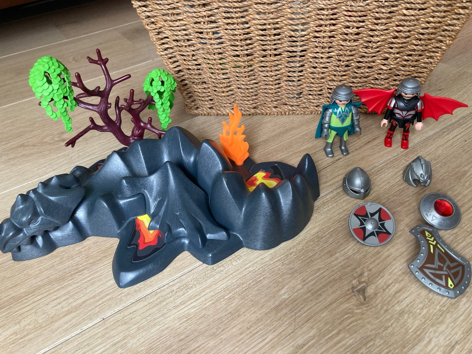 Playmobil Drakenburcht met ridders en accessoires, Ophalen, Gebruikt, Jongen of Meisje