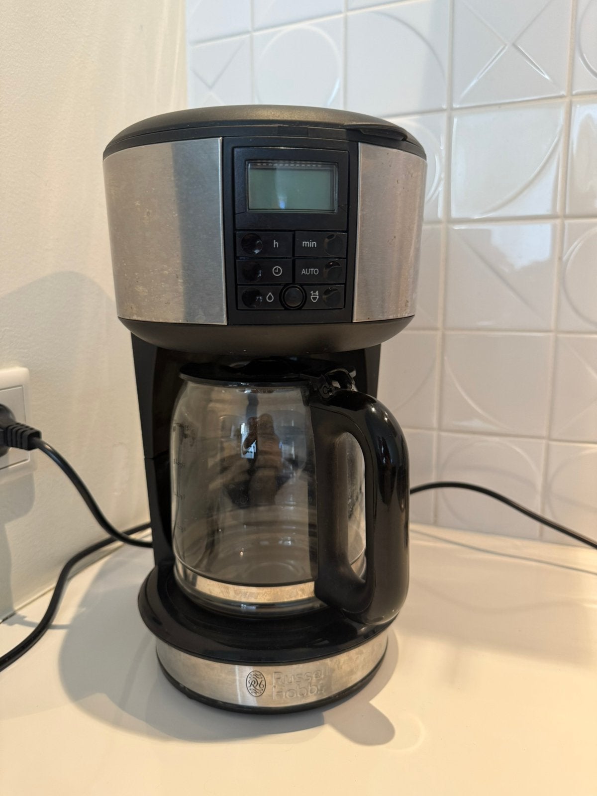 Russel Hobbs Filter coffee machine, 10 kopjes of meer, Ophalen, Zo goed als nieuw, Koffiemachine