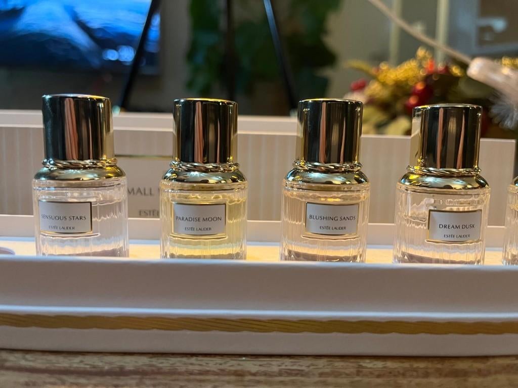 Prachtige Estee Lauder Small Wonders parfum set, Verzenden, Zo goed als nieuw