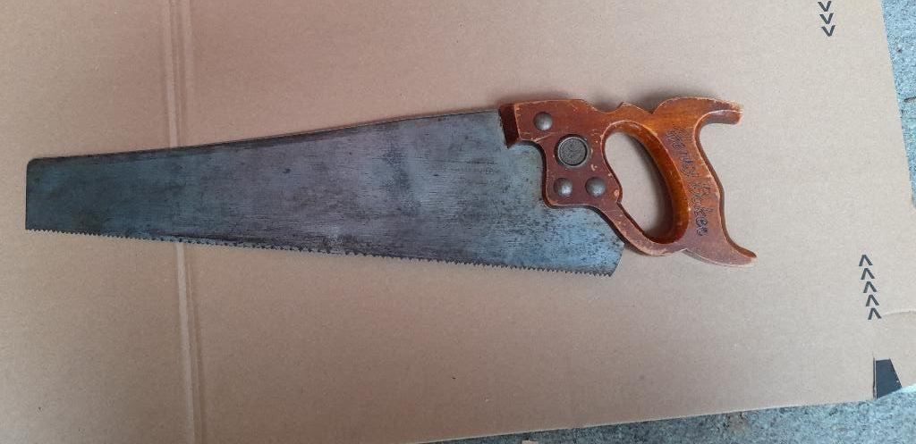 vintage handzaag van Henry Boker, Ophalen of Verzenden, Gebruikt