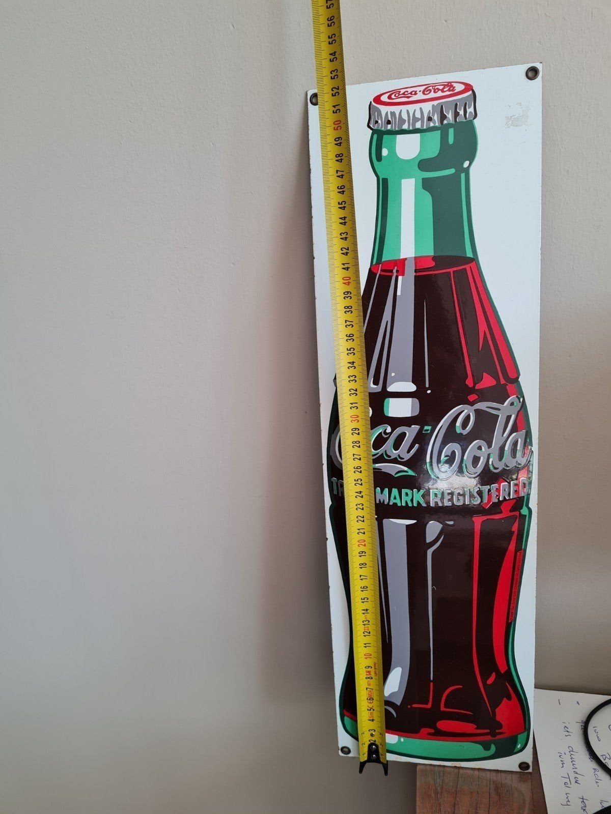 emaille bord Coca cola, Ophalen of Verzenden, Reclamebord