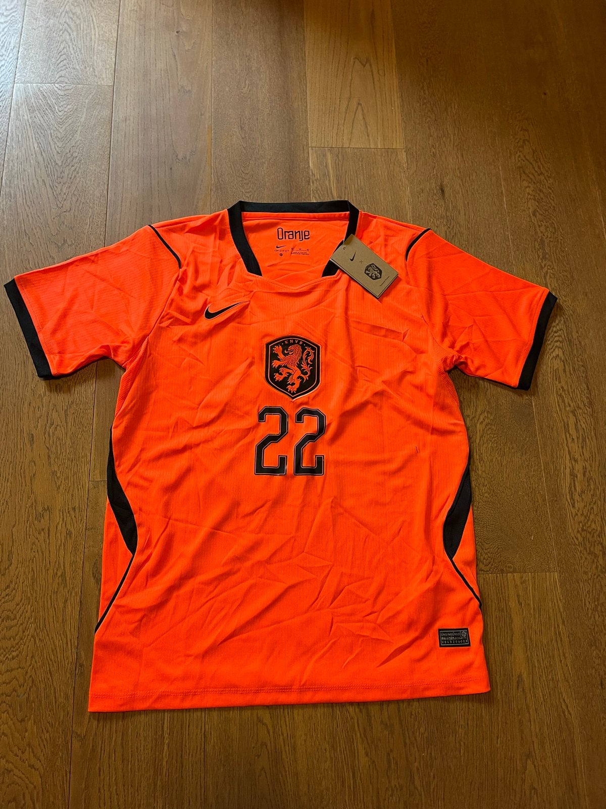 Nederlands Elftal Thuisshirt Dumfries 22, Maat M, Ophalen of Verzenden, Nieuw, Shirt