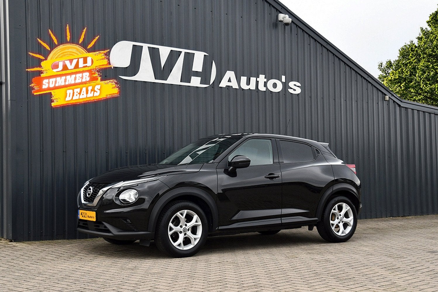Nissan Juke 1.0 DiG-T AUT Acenta 10-2022 | BTW | Navi | Appl, Auto's, Nissan, Stof, Gebruikt, Huisgarantie, Met garantie (alle)
