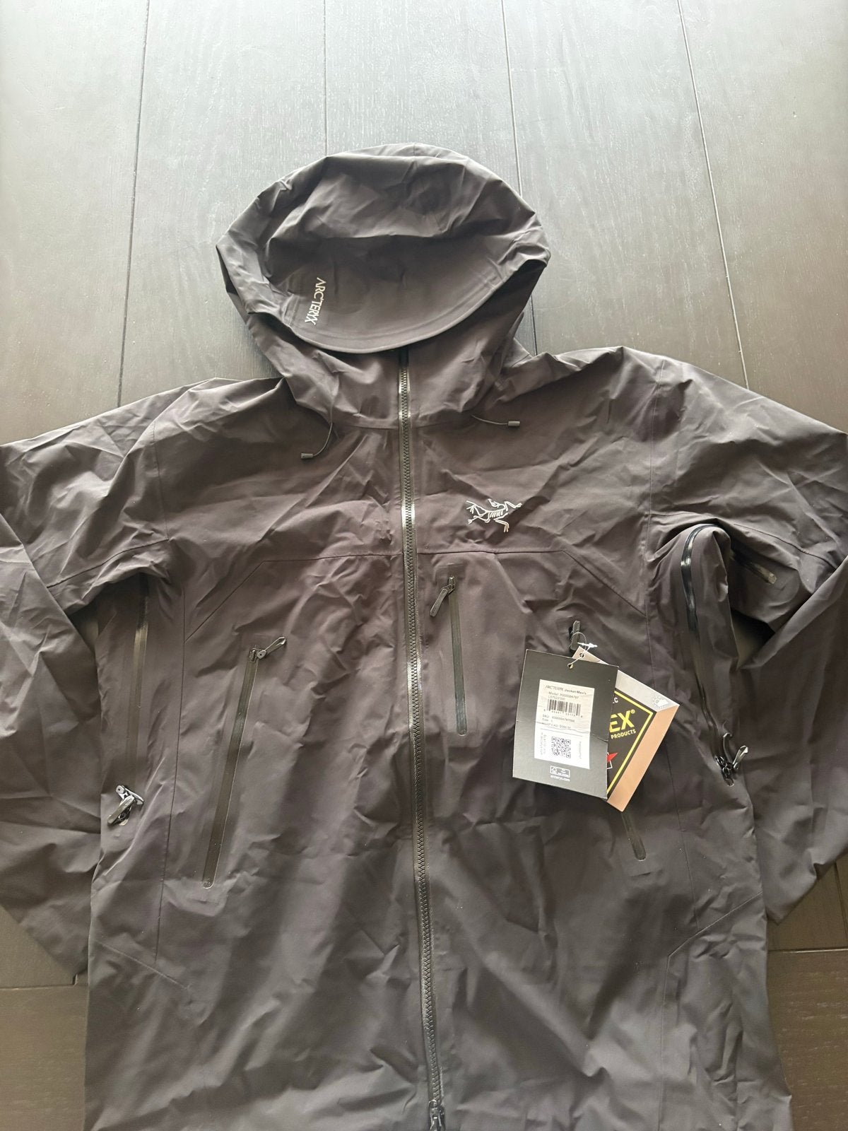 Arcteryx JK Gore-Tex Jas Heren - Nieuw met labels, Kleding | Heren, Verzenden, Nieuw, Maat 52/54 (L), Zwart