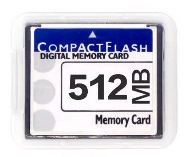 SVZ Lemiwei 512MB Compact Flash Card, Ophalen of Verzenden, EAF Netherlands