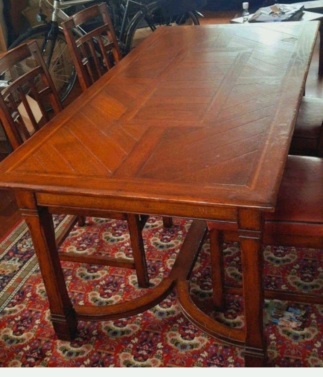 Z.s.m.Royal Antique Collection Schuitema tafel +6stoelen, Antiek en Kunst, Ophalen