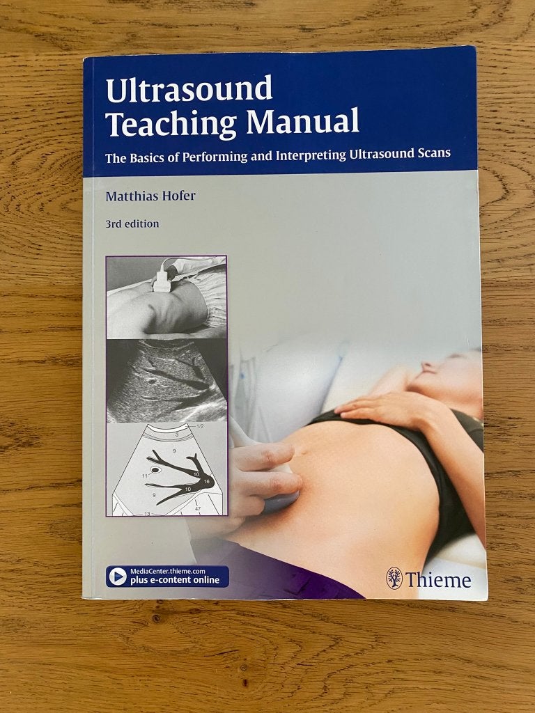 Ultrasound Teaching Manual (3rd edition) - Studieboek MBRT, Boeken, Onbekend, Zo goed als nieuw, Beta, HBO