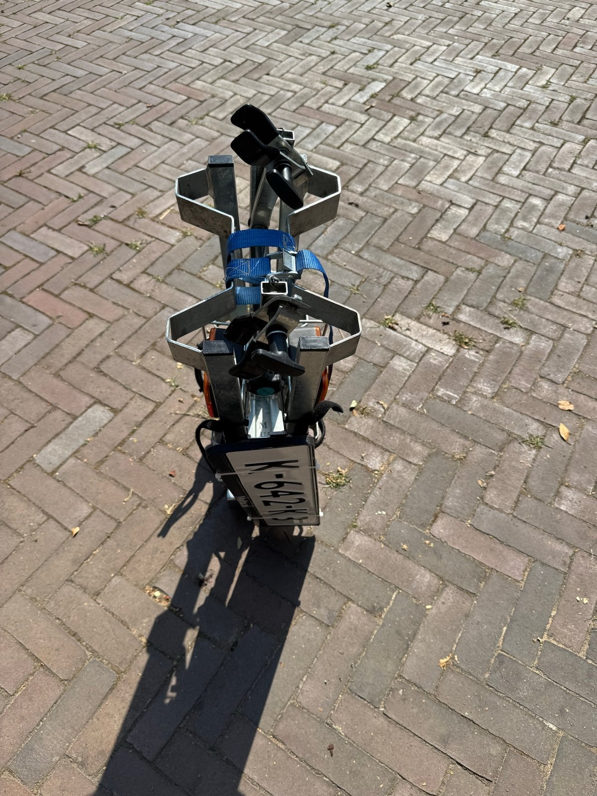 Multa fietsendrager geschikt voor 2 (elektrische) fietsen, Auto diversen, Fietsendragers, Gebruikt, Trekhaakdrager, 2 fietsen