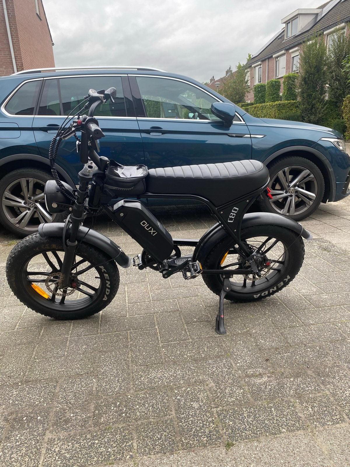 Ouxi C80 elektrische fatbike met een sterke accu, Zo goed als nieuw, 51 tot 55 cm, 30 tot 50 km per accu, Ophalen