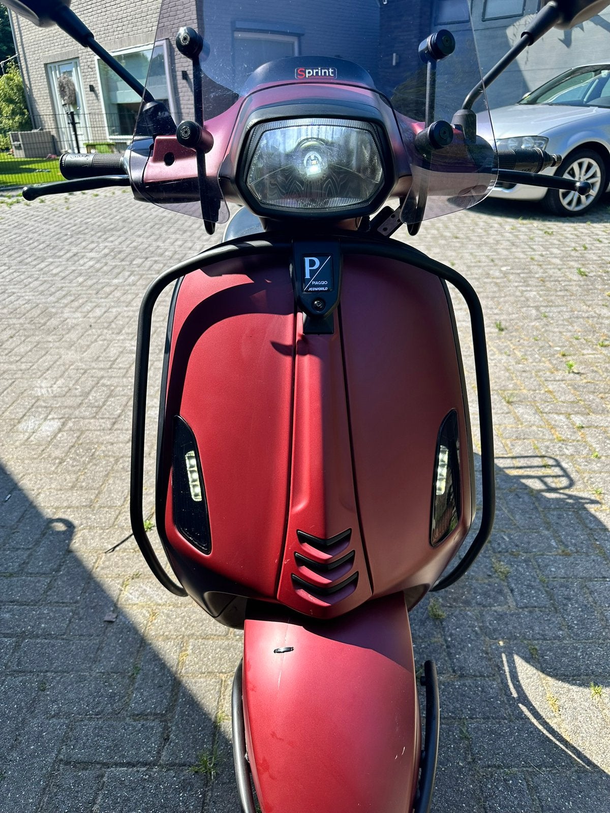 Vespa Sprint 2019 Rood 80cc, Ophalen, Gebruikt, Maximaal 45 km/u, Vespa S