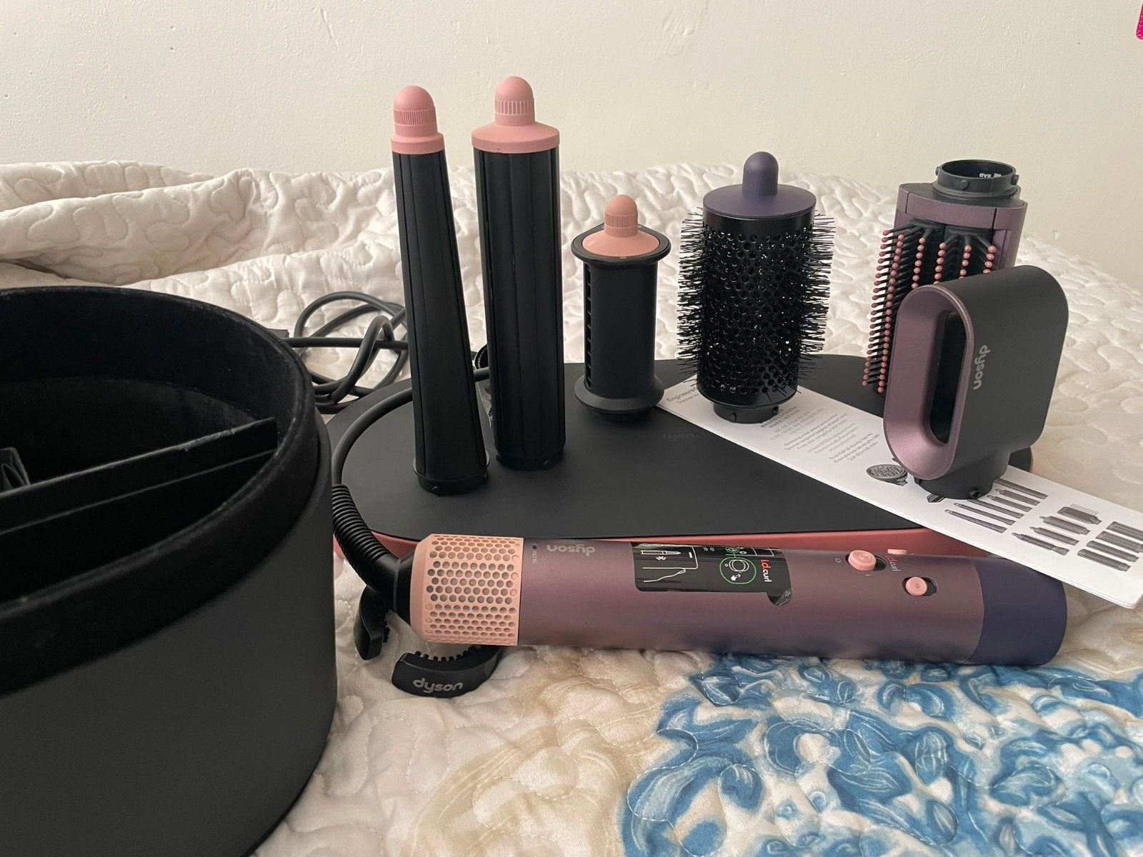Dyson Airwrap Complete Long - Haarstyler met opzetstukken, Ophalen of Verzenden, Zo goed als nieuw, Haarverzorging